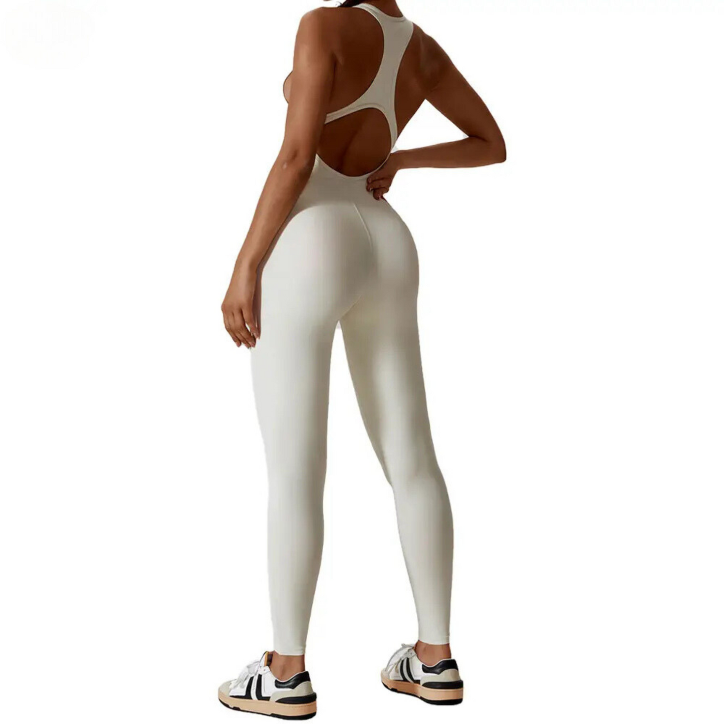 Elara Jumpsuit - White