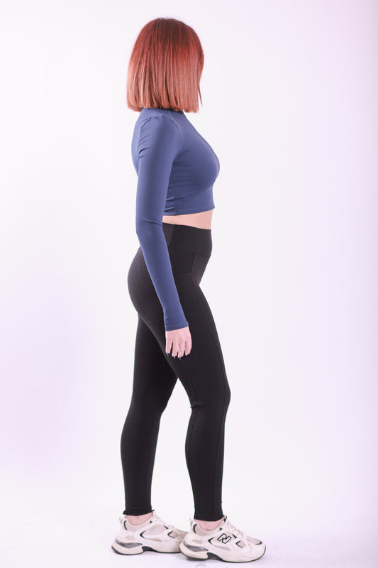 Leya Long Sleeve - Navy
