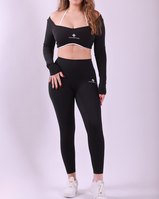 Avena  Long Sleeve - Black