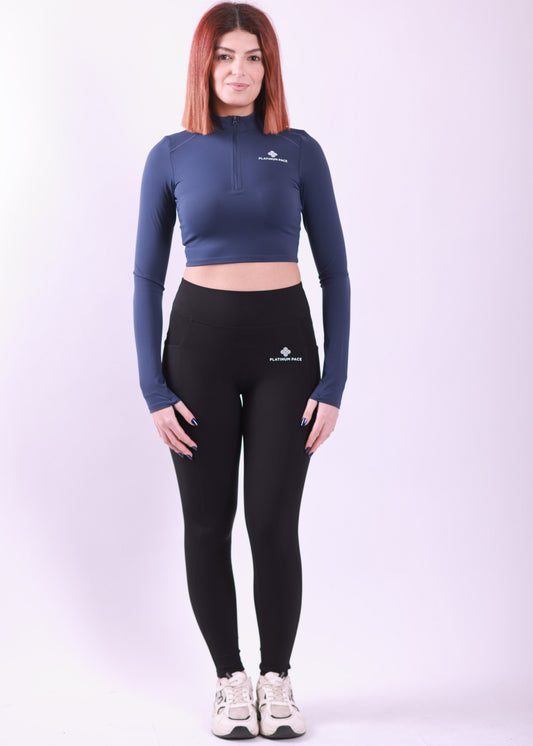 Leya Long Sleeve - Navy
