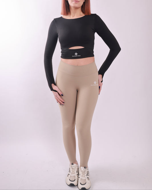 Velora Leggings - Beige
