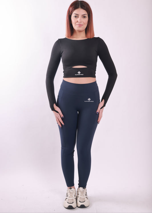 Elara Leggings - Dark Blue